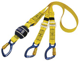 Force2 Shock Absorbing Lanyards Webbing Double Tail Adjustable 2.0m overall length - alt3 (Z13206161)